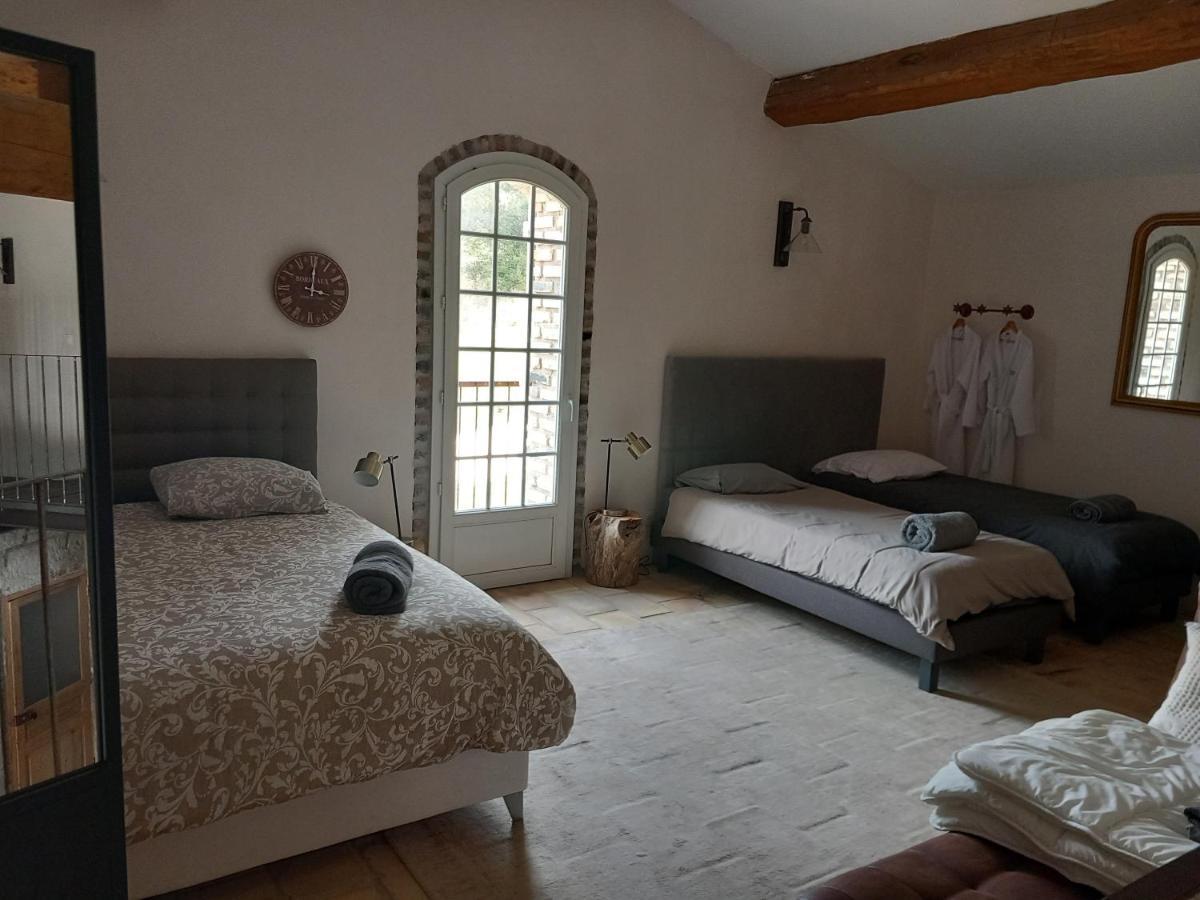 Gîte- Mas de charme Cévennes 2 à 8 personnes Saint Jean du Pin Esterno foto